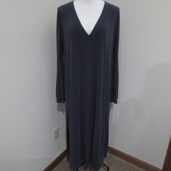 Free People A Fine Romance Bell Sleeve Maxi Dress - Picture 2 of 6